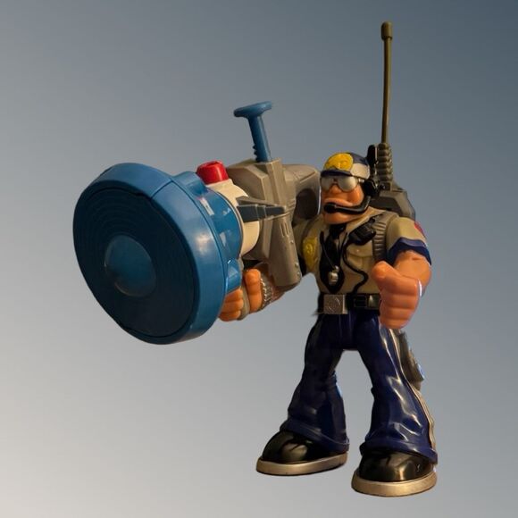 Fisher Price Rescue Hero’s Captain Cuffs Figure & Bull Horn - Picture 6 of 6